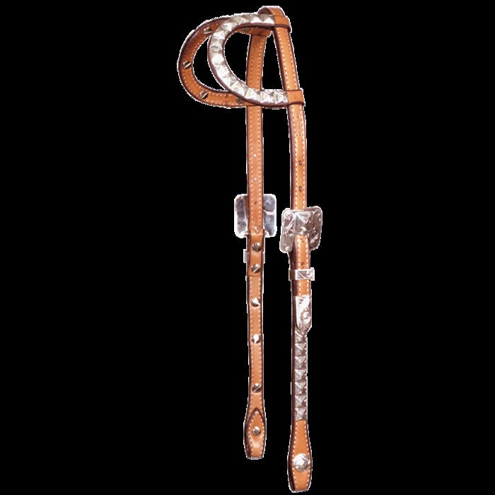 Western Show Headstall with Silver