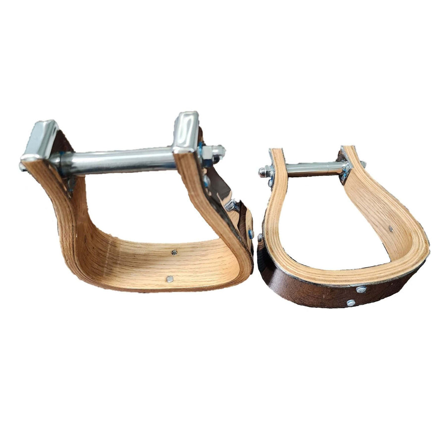 Stirrup Leathers Premium + Stirrups Set (Stainless)