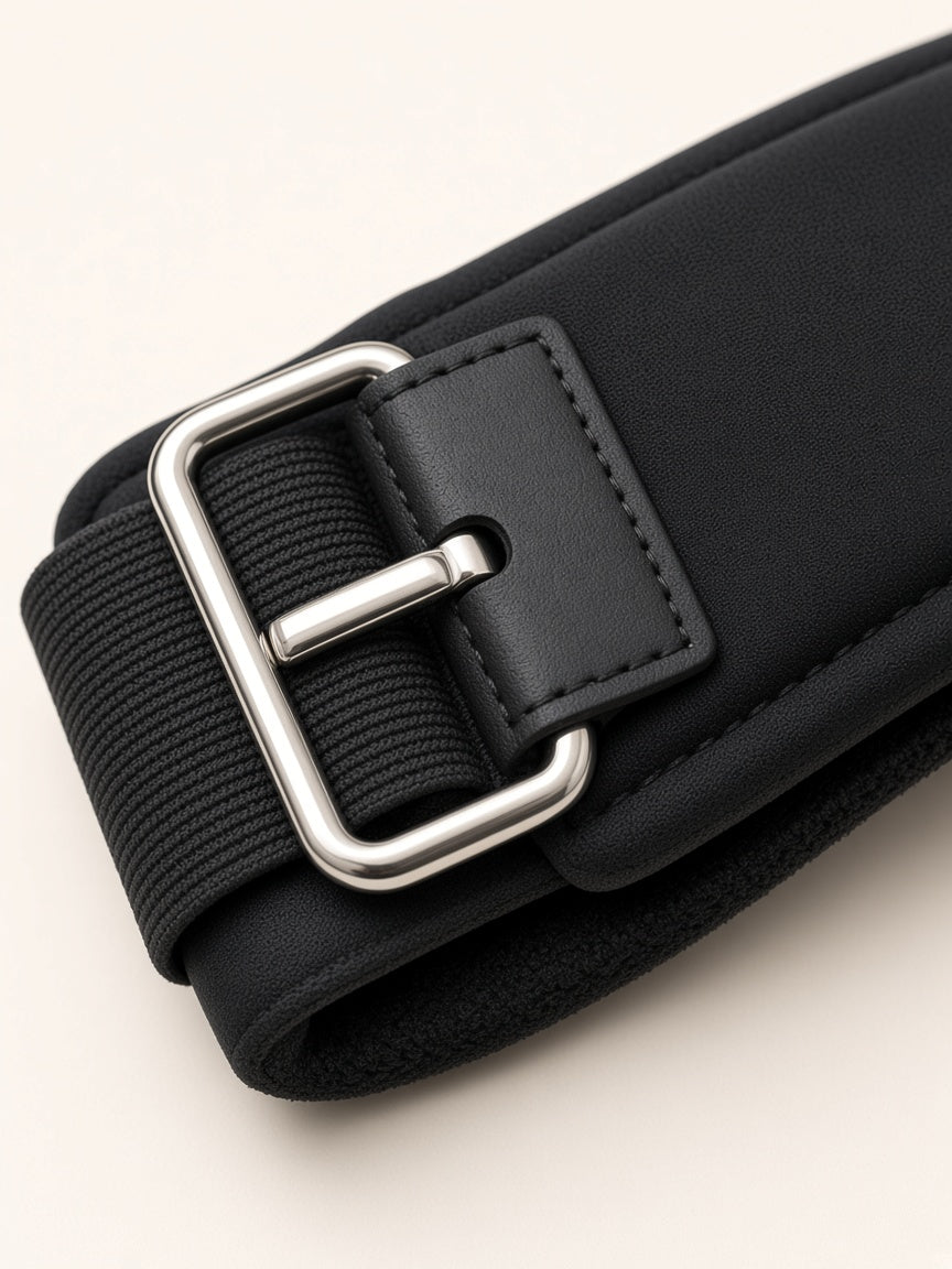 Sottopancia da allenamento Galopix RaceFit - Nero - dettaglio
